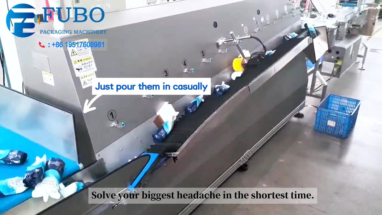 Stand - up pouches automatic bag sorting machine | sort and arrange ...