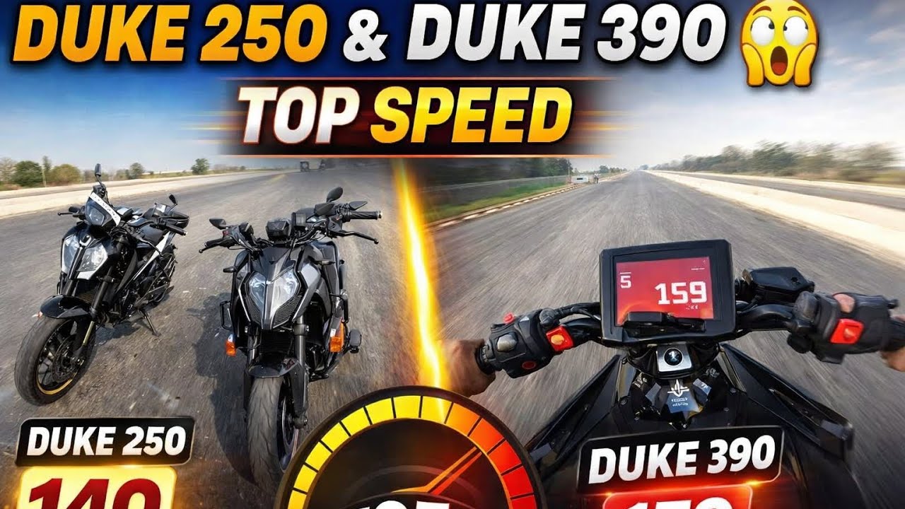 Duke 250 & Duke 39t top speed test 😱😱 - YouTube