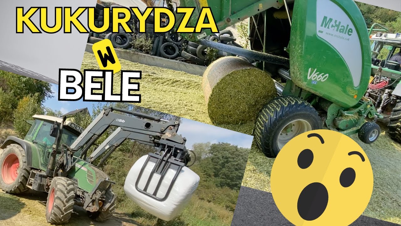 🔥Prasowanie Kukurydzy w bele🔥kukurydza 2022★6 x Fendt, 2 x John Deere, JCB, Claas★dieselnarezerwie