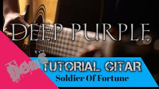 Deep purple soldier of fortune || Tutorial gitar