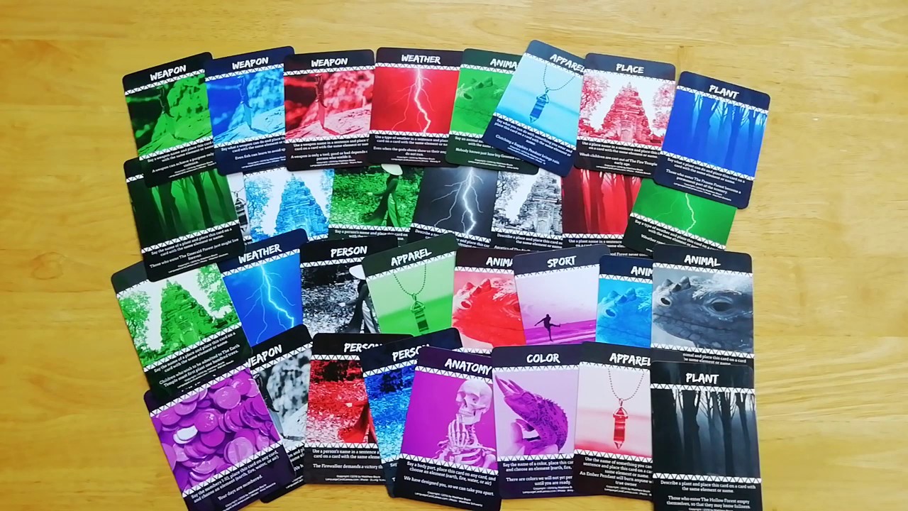 Playing Language Guardians Solo! | Learn And Prepare By Yourself With Language Card Games