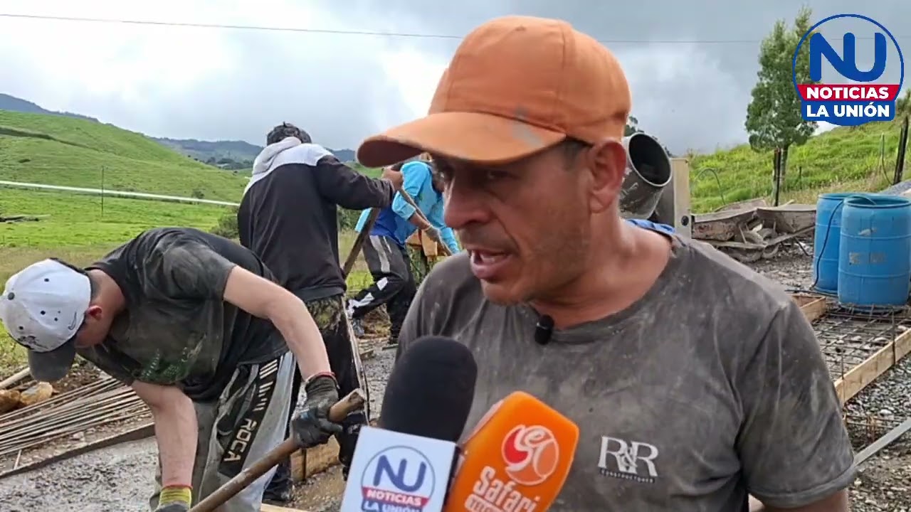 Construyen placa huella por picados san juan 