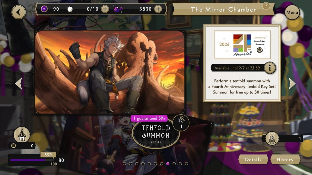 🎊 Twisted Wonderland 4th Anniversary: Free Tenfold Dorm Uniform Summon Part 1 🎊