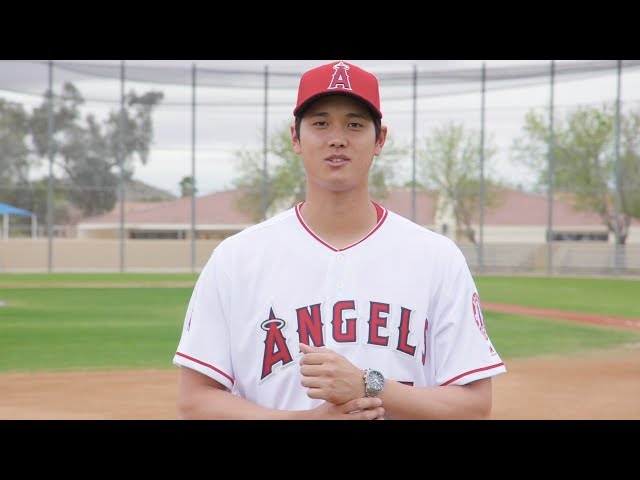 大谷翔平の存在感が際立つメイキング映像
