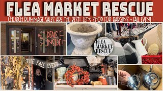 COME SHOP THE CHURCH RUMMAGE SALE FOR THRIFTED HOME DECOR FINDS WE CAN RESELL + OUR FALL EVENT