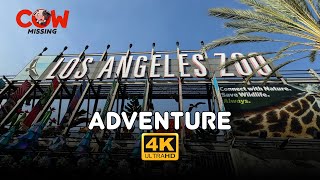 Los Angeles Zoo Adventure Cow Missing 4K UHD Botanical Gardens Griffith Park Travel Town