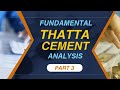 Thatta Cement Company Limited (THCCL) Fundamental Analysis | Panic ya Opportunity? 