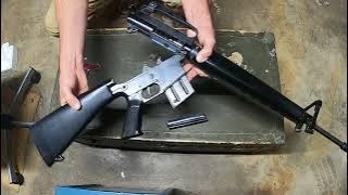 Jager AP-74 AR15 style 22LR older Italian rifle review / overview of a well used example