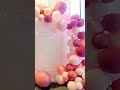 Double Stuffed Balloon Garland DIY || #balloondiy || #shorts