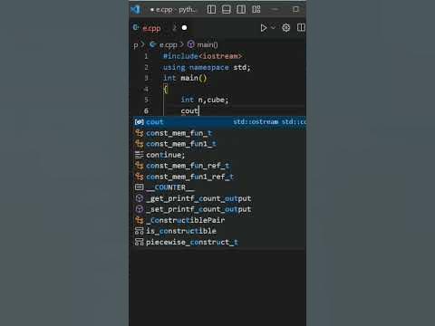 c++ program to find cube of number. - YouTube