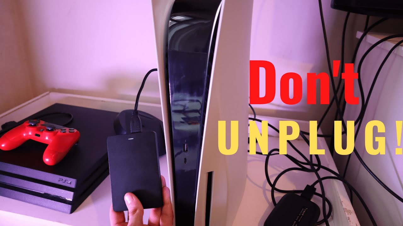 How To Safely Unplug PS5 External Hard Drive YouTube