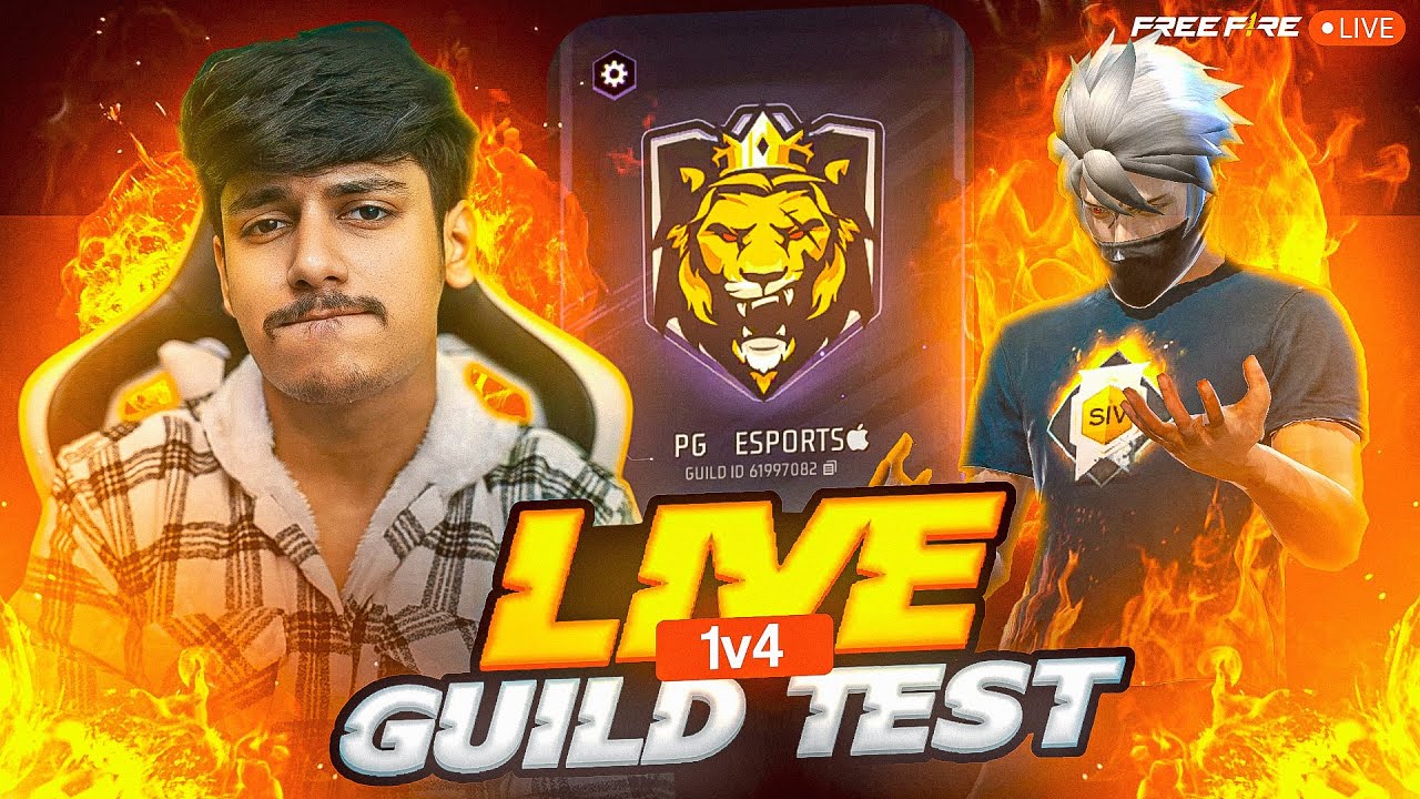 [ LIVE ]🔴 HARDEST GUILD TEST EVER 🤯😱 ARE YOU READY ? #gaming #freefire #raistar #gyangaming