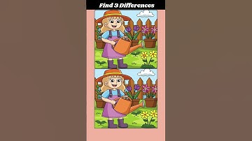 Only 60% Can Find All The Difference #Viral #Shorts #Spotthedifference