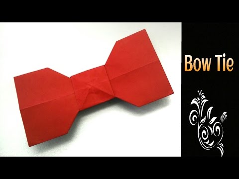 Origami Tutorial to make an easy Paper " Bow Tie🎀" - Father's day Special