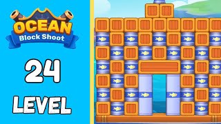Ocean Block shoot Level 24 Walkthrough Solution