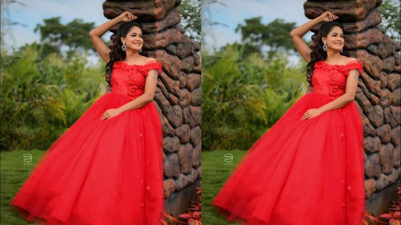 Actress Anasuya Bharadwaj Latest Photo Shoot Stills  Social News XYZ  Long  gown design Frock photos Frock models