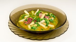 Гороховый Суп с Копчёными Рёбрышками Гороховый Суп с Копчёными Рёбрышками