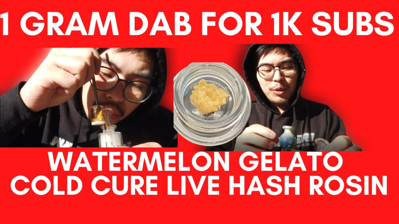 1 Gram Dab of $100 Tier 1 Live Hash Rosin for 1,000 Subscribers