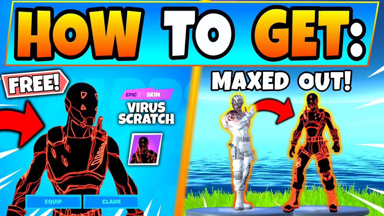 How To Get Virus Scratch Max Level Corrupted In Fortnite New Update Skin In Battle Royale Youtube