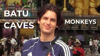 Visited the Batu Caves and saw Monkeys - VLOG
