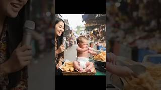 Ngakak Savage  Bayi Ai Jualan Di Pasar Sindir Orang Gede Cari Kerja 