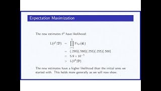 11b. Learning Parameters: Incomplete Data (Chapter 17)