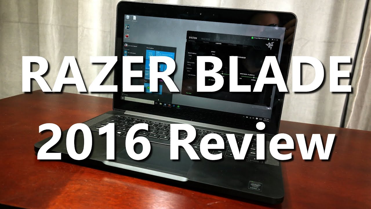Review: Using a Razer Blade 2016 Gaming Laptop for Video Editing - YouTube