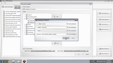 Add Document Properties to PDF files using Debenu PDF Maximus
