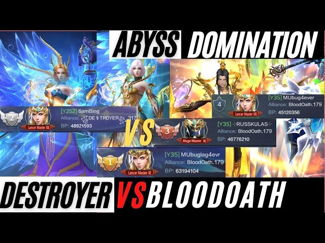 MU Origin2 ABYSS DOMINATION BATTLE of the CHAMPIONS