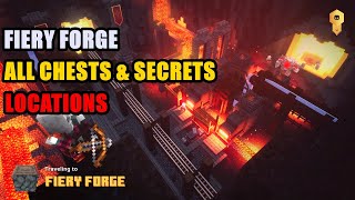 Fiery Forge All Secrets & Chests Locations Minecraft Dungeons