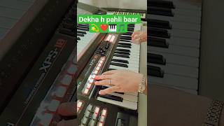 dekha hai pehli Baar 🎹instrumental keyboard cover #viral #piano #music #shorts