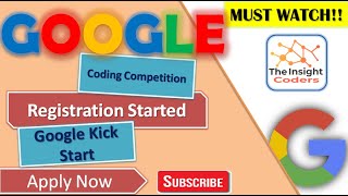 Google Kick Start 2020 is Open | Google Coding Competition
