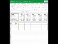 Transpose dans Excel