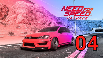 Need For Speed: Payback #4 - Beating Graveyard Shift with Volkswagen Golf GTI Clubsport (1080p)
