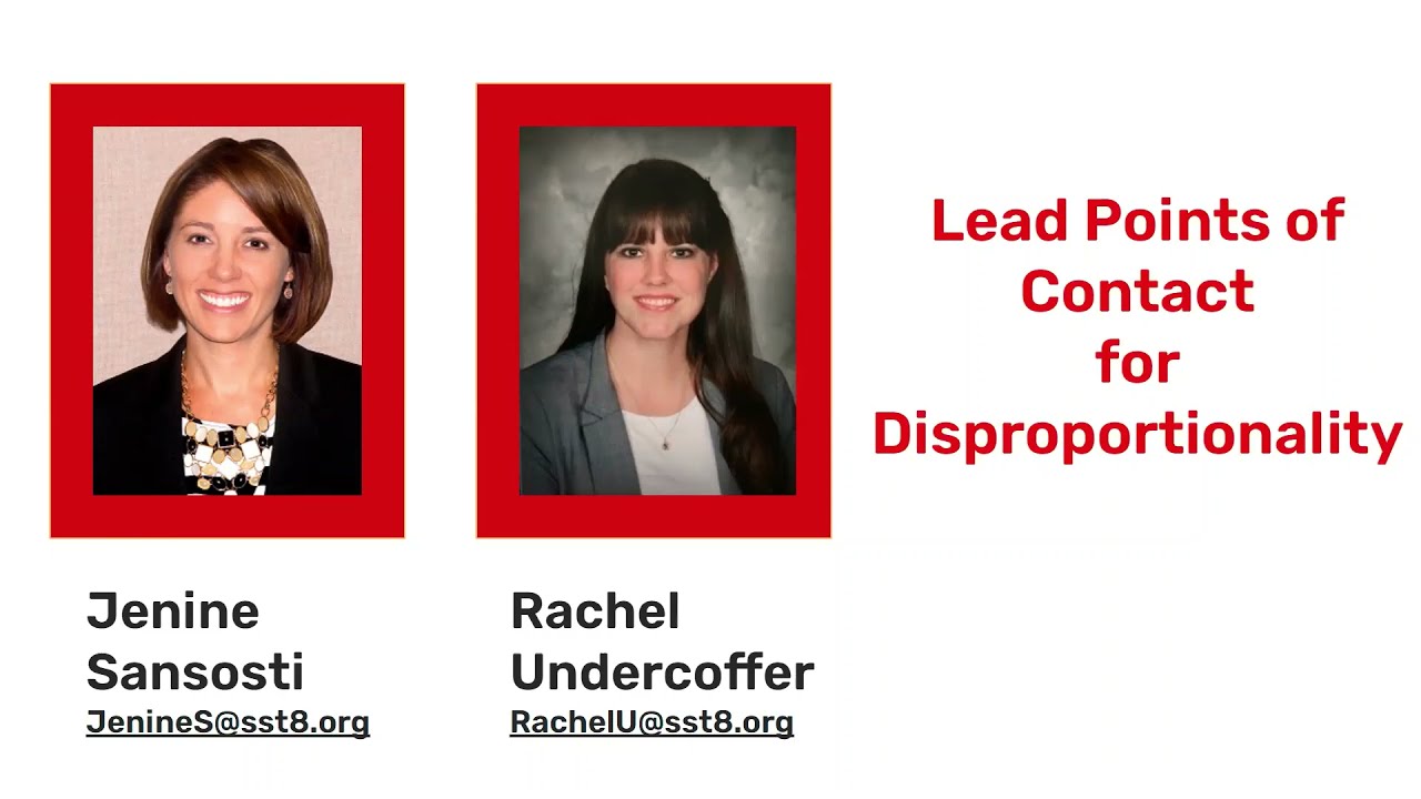 Significant Disproportionality: SST8 2022 Indicator Review Support