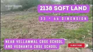 ID 127 | VANAGARAM | VACANT LAND | MID OF INDIVIDUAL HOUSE | CMDA APPROVED | PER SQFT 5000₹