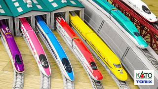 TOMIXとKATOの素晴らしいNゲージ鉄道コレクションを開封！日本を代表する2つの名列車が対決！E6系新幹線「こまち」＆923形新幹線「ドクターイエロー」！
