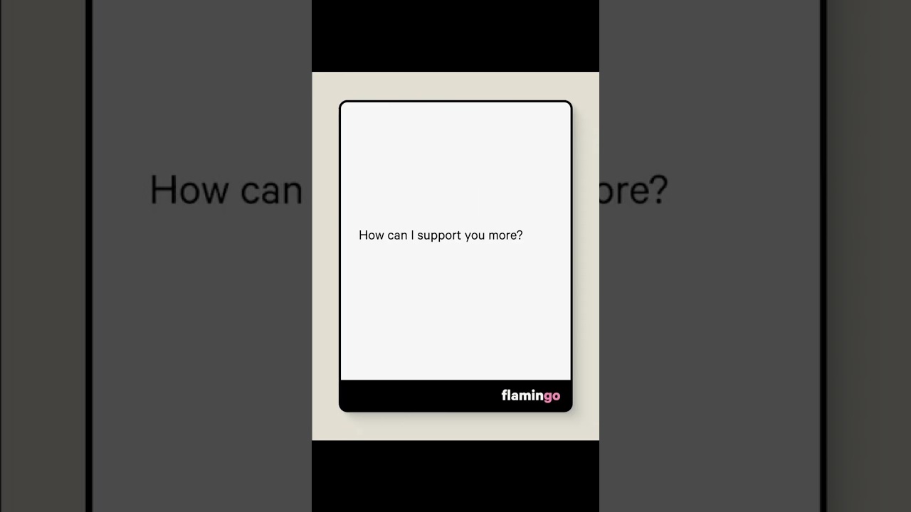 flamingo cards - 7 Questions For Long Term Couples - Game Play