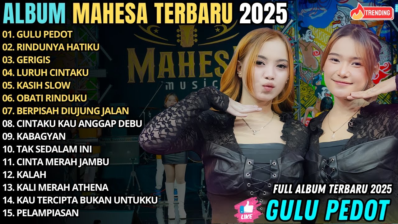 GULU PEDOT - RINDUNYA HATIKU || AJENG FEBRIA FT ADEL SALSABELLA || MAHESA MUSIC TERBARU 2025