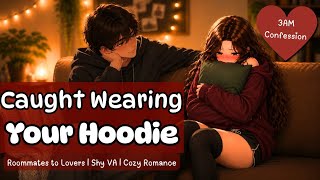 Your Shy Roommate Fell Asleep Wearing Your Hoodie... ❤️ | F4M Roommates to Lovers ASMR