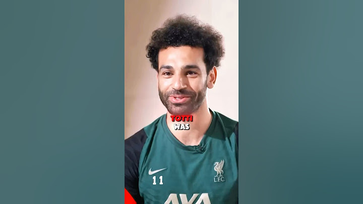 Salah Opens Up About His Admiration for Francesco Totti #football #shorts