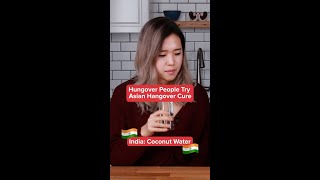 Hungover People Try Asian Hangover Cures - India Coconut Water