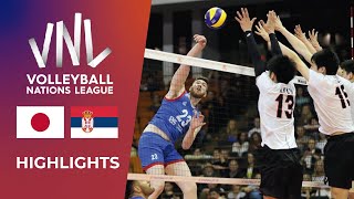 JAPAN vs SERBIA| Highlights | Week 1 | Men's VNL 2024