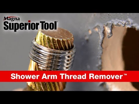 Superior Tool Shower Arm Thread Remover Remove Broken Threads