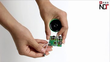 Press switch sound chip for toys and boxes