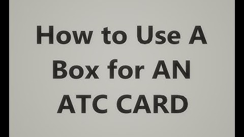 #RecycledCraft -How to Use A Box for ATC Card #mixedmedia #kellydonovan