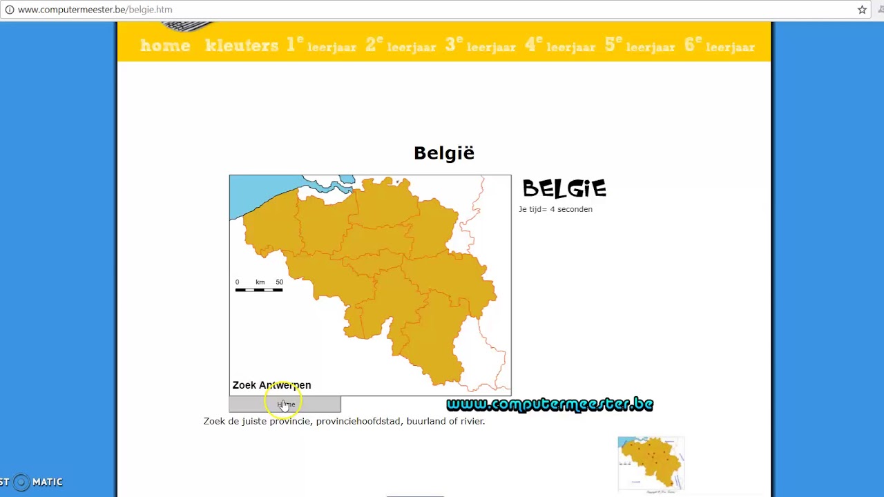 Oefeningen kaart België