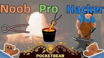 NOOB vs PRO vs HACKER - Sword Melter | @PocketBear470