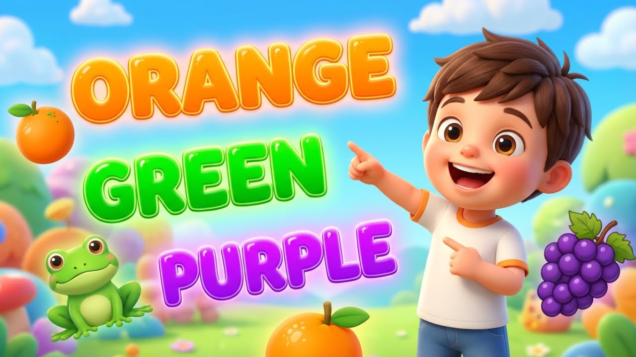 Colors Fun Orange, Green, Purple!