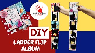 LADDER FLIP ALBUM TUTORIAL | LADDER CARD (Jacobs Ladder) | YouTube 2021 latest gift ides | DIY